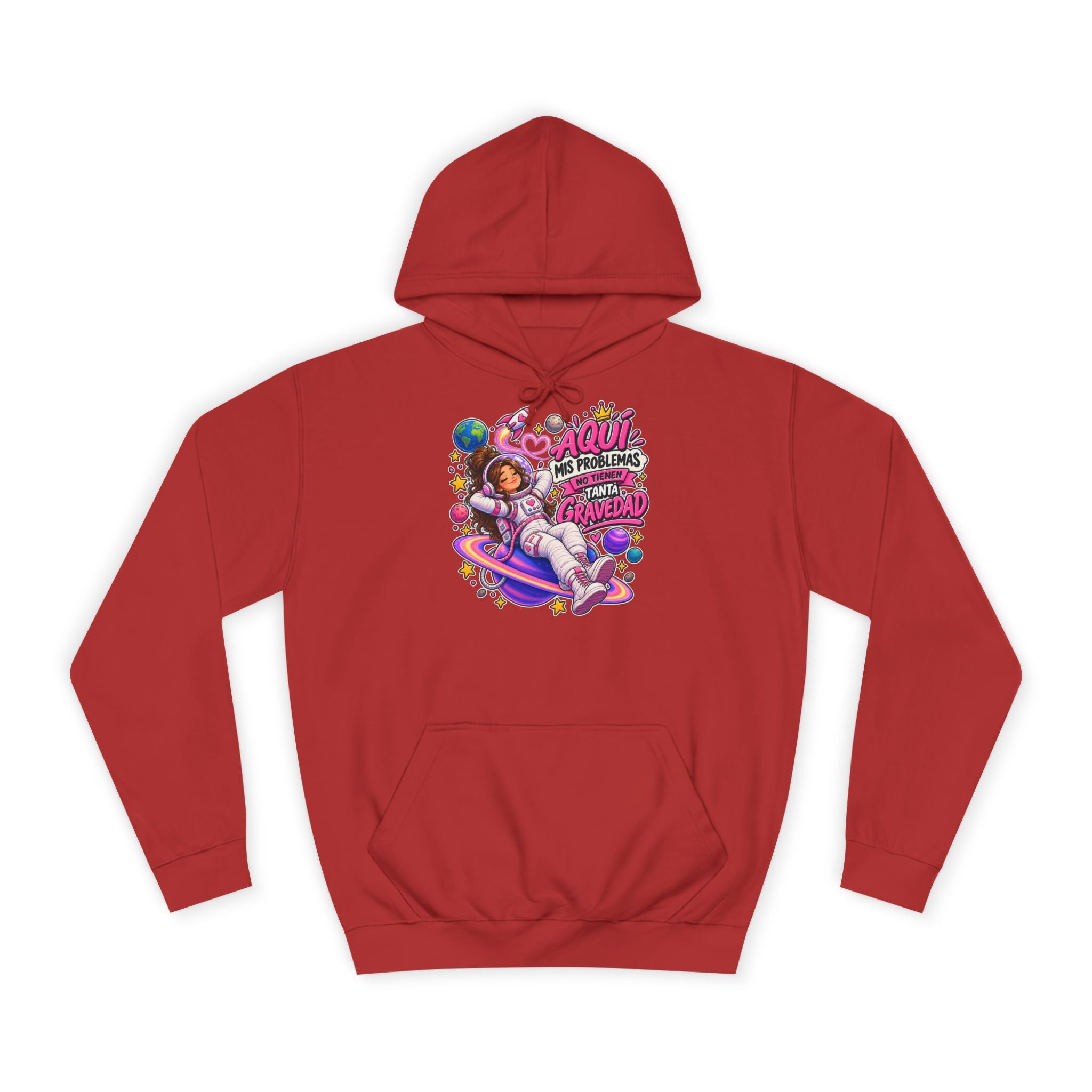 Sudadera "Problemas gravedad chica" | Humor con actitud