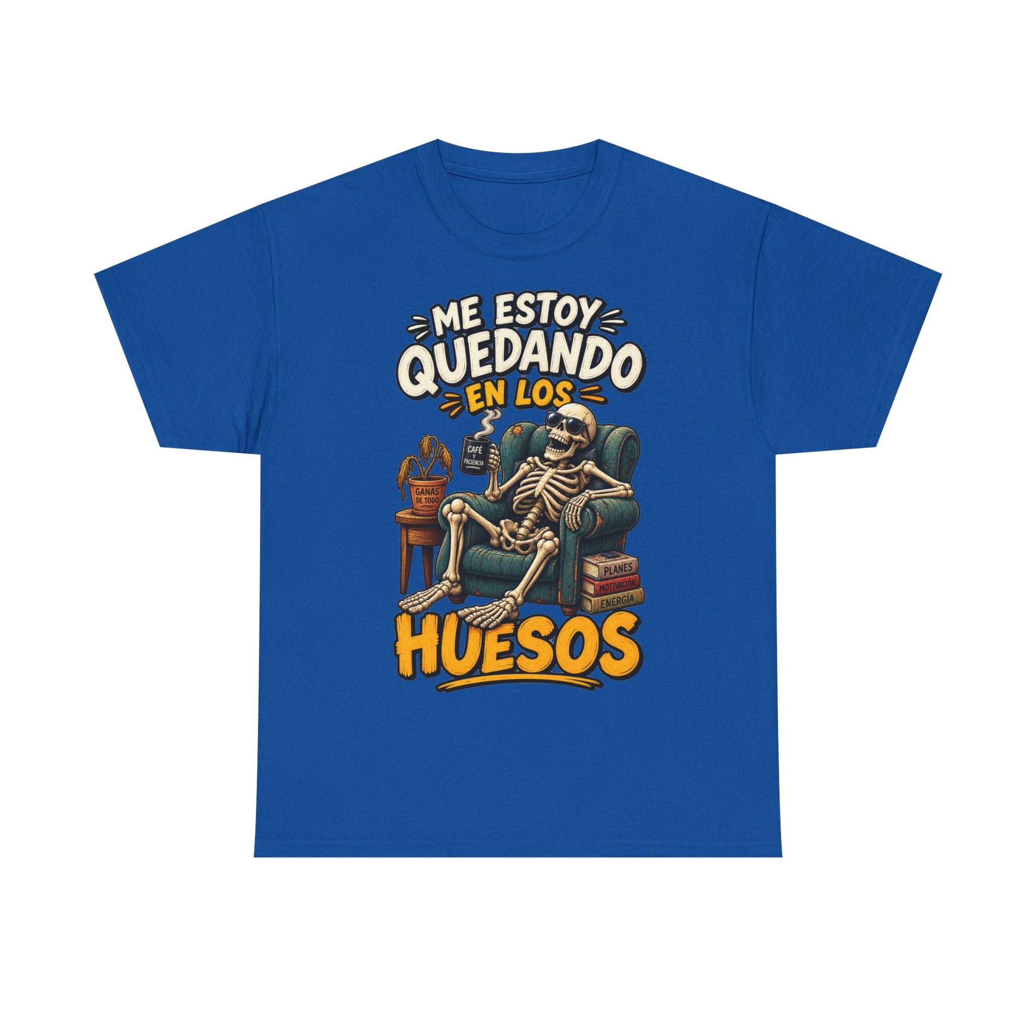 Camiseta "Quedando en los huesos" | Frase divertida