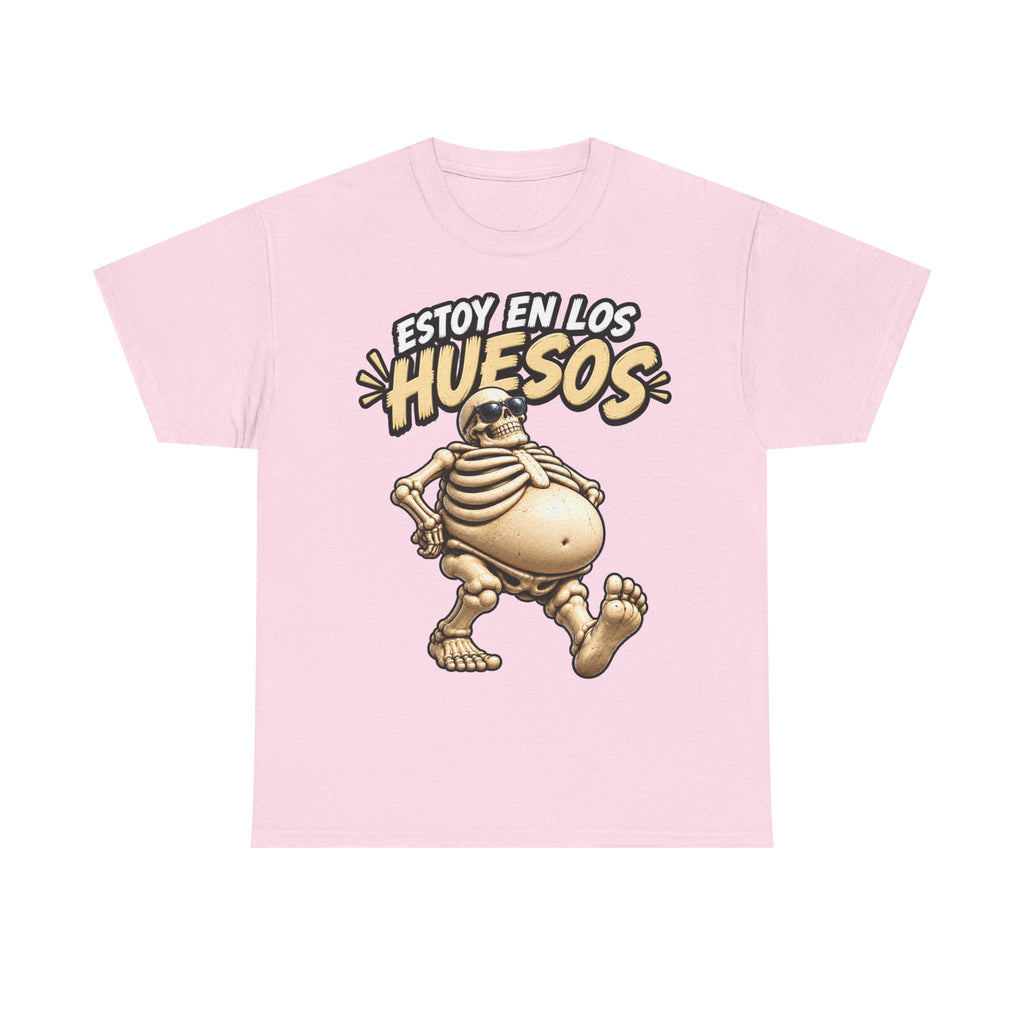 Camiseta "Estoy en los huesos anchos sfondo" | Frase divertida