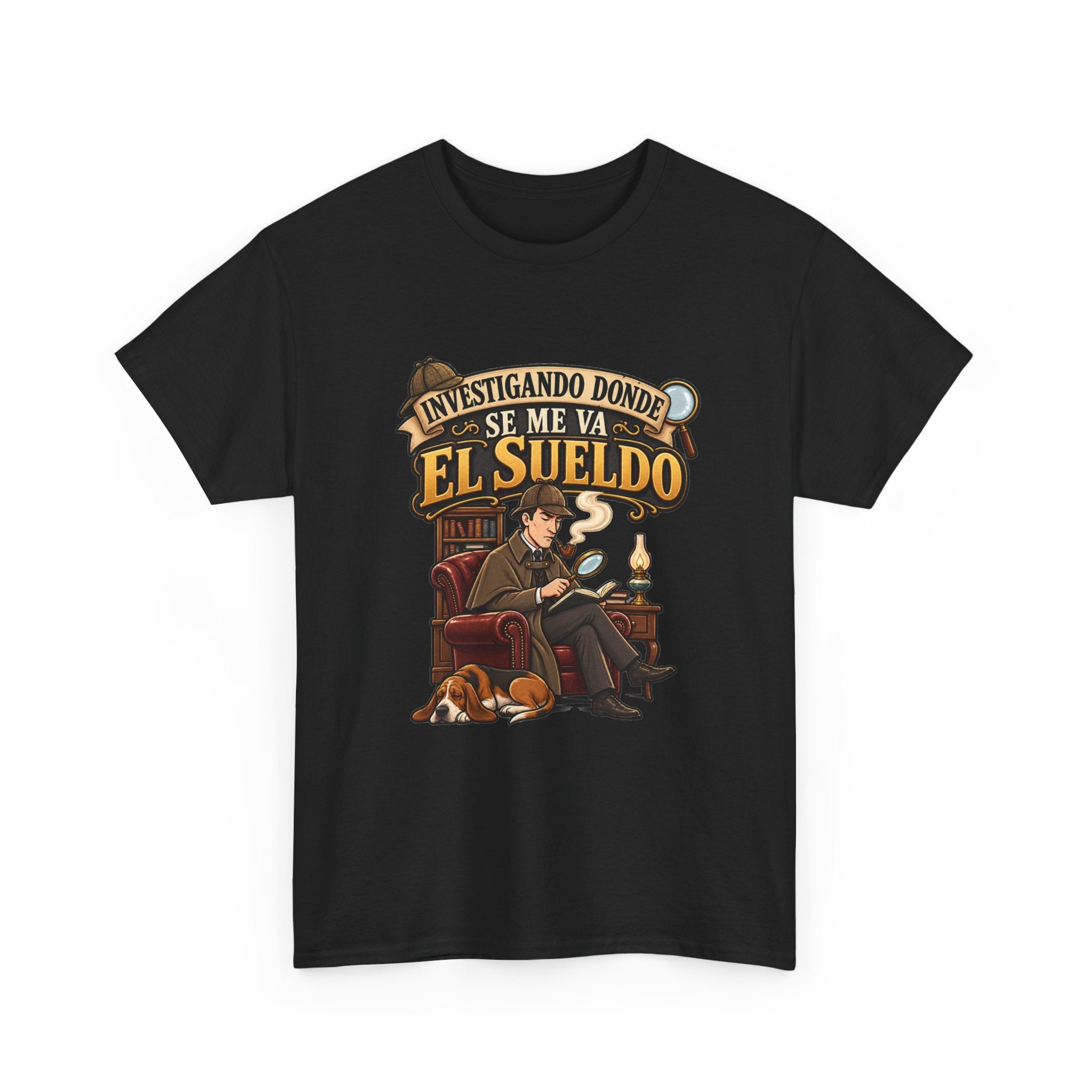Camiseta "Sherlock sueldo" | Frase divertida
