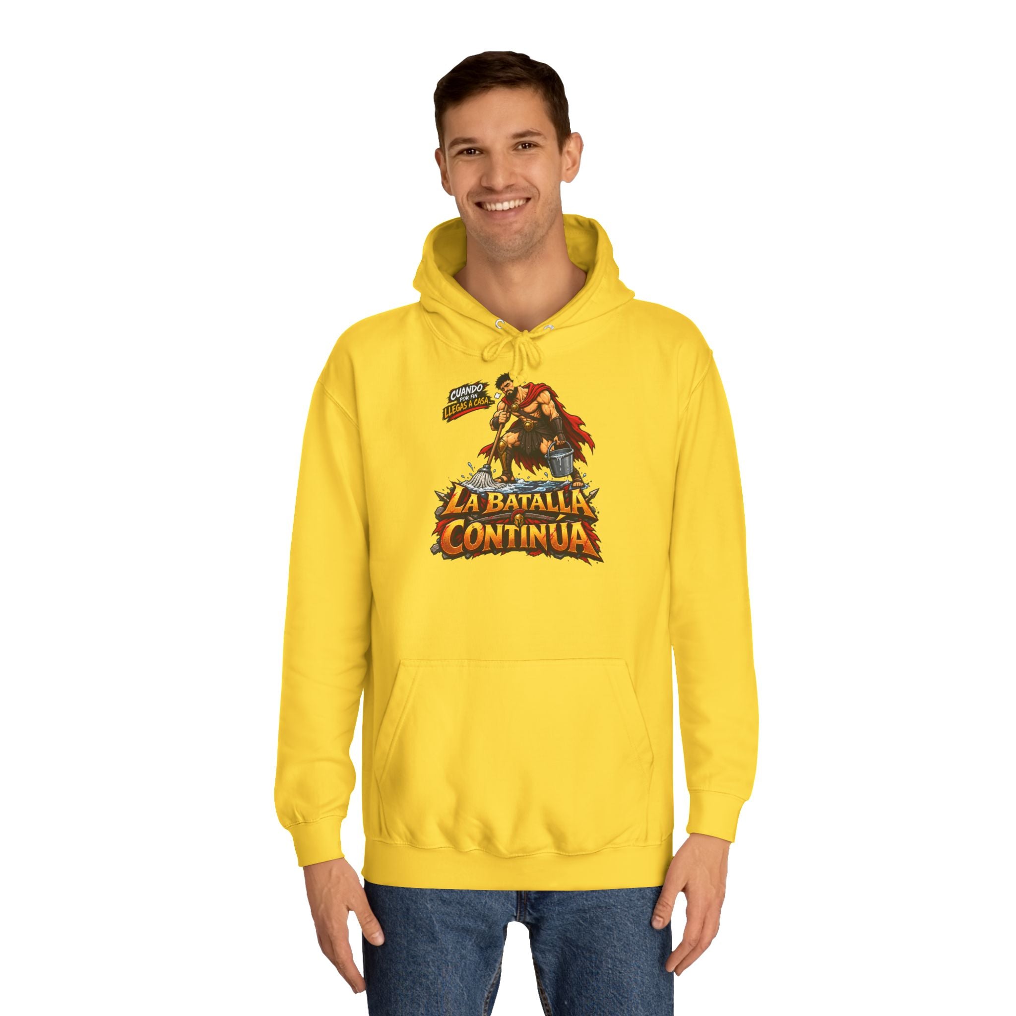 Sudadera "Batalla continua chico" | Humor con actitud