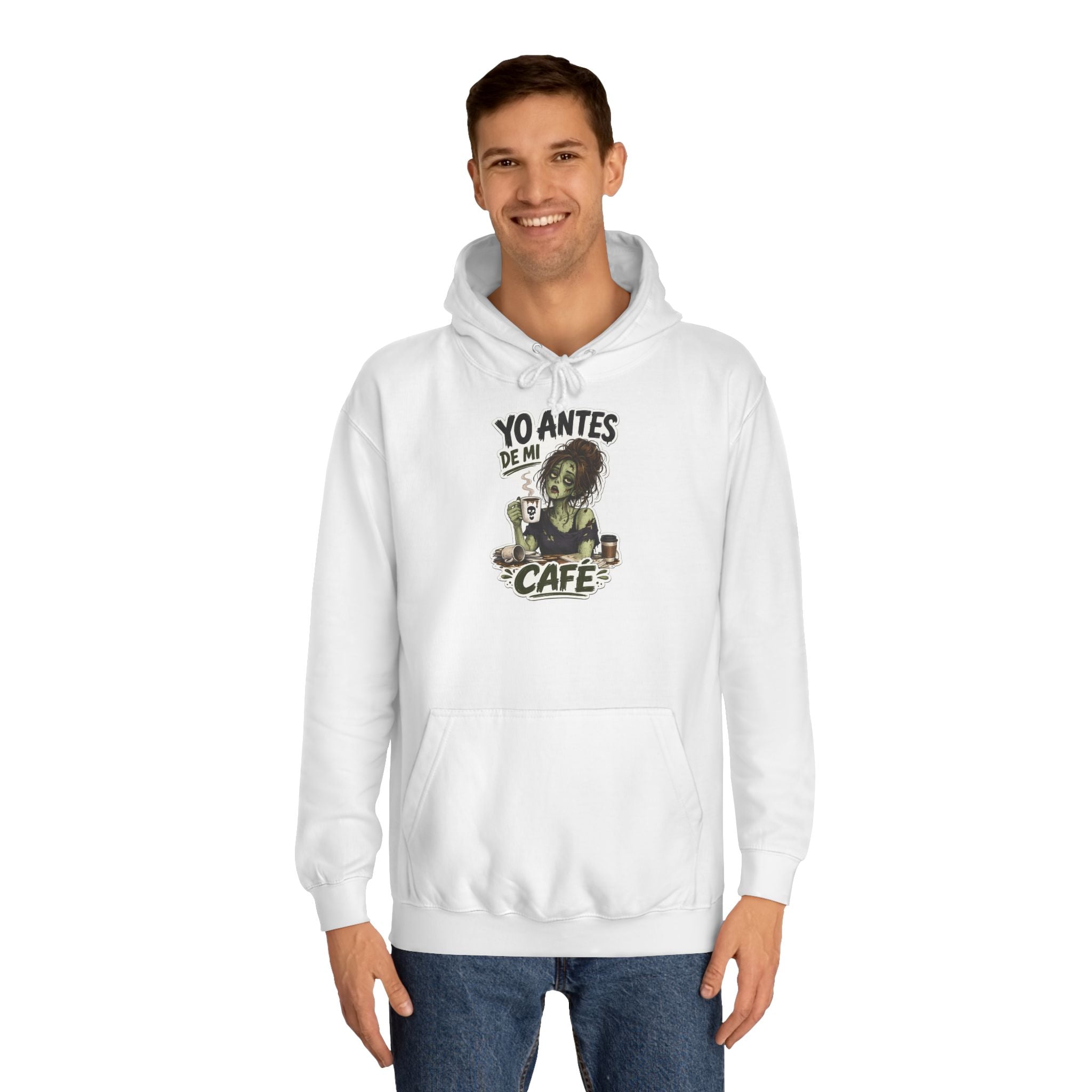 Sudadera "Antes de cafe chica" | Humor con actitud
