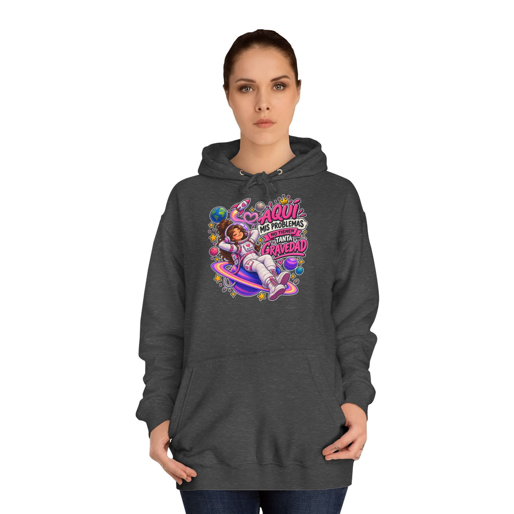 Sudadera "Problemas gravedad chica" | Humor con actitud