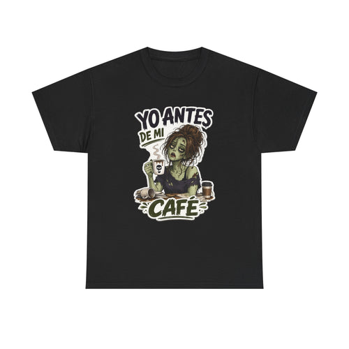 Camiseta "Antes de cafe chica" - Kameseta