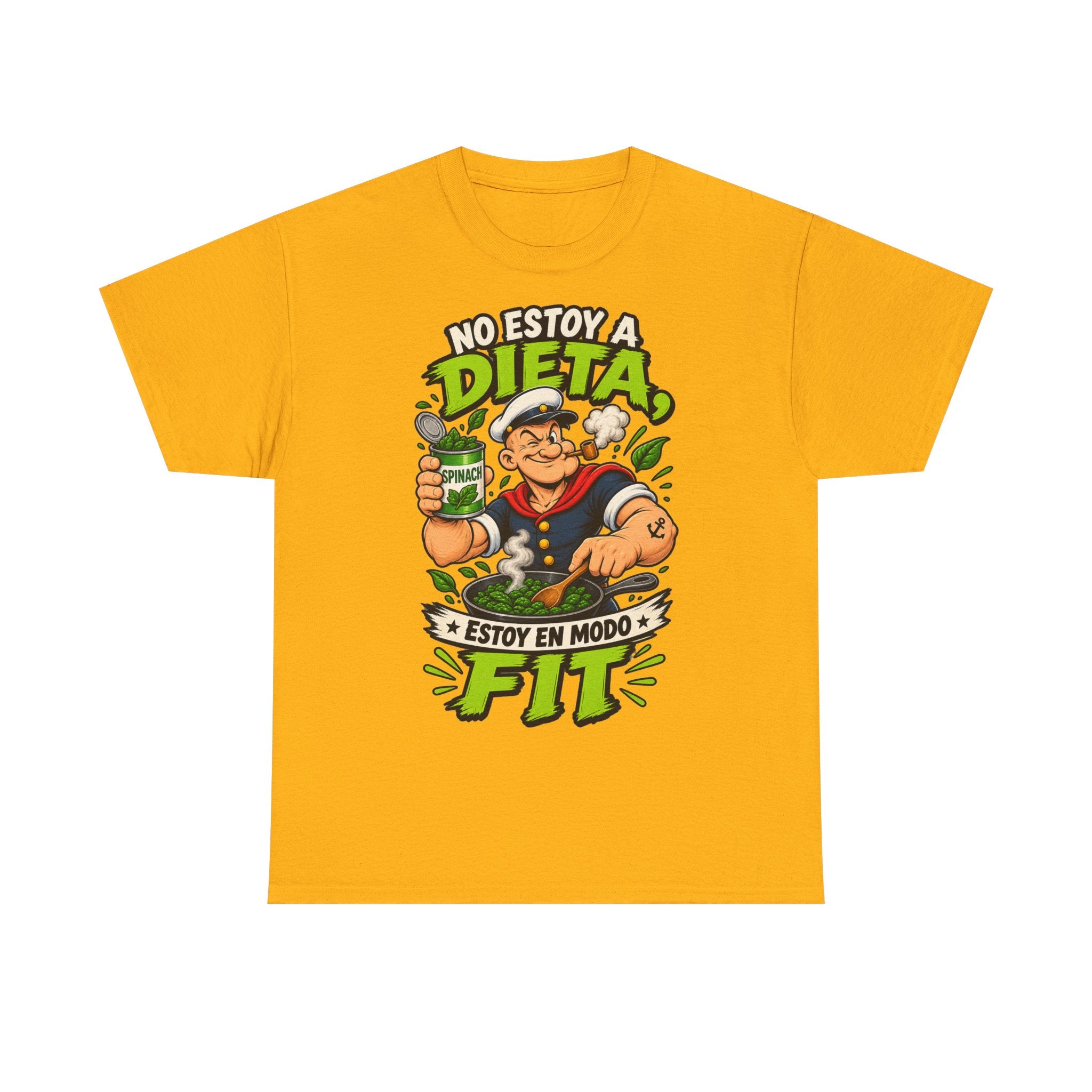 Camiseta "Dieta popeye fit" | Frase divertida