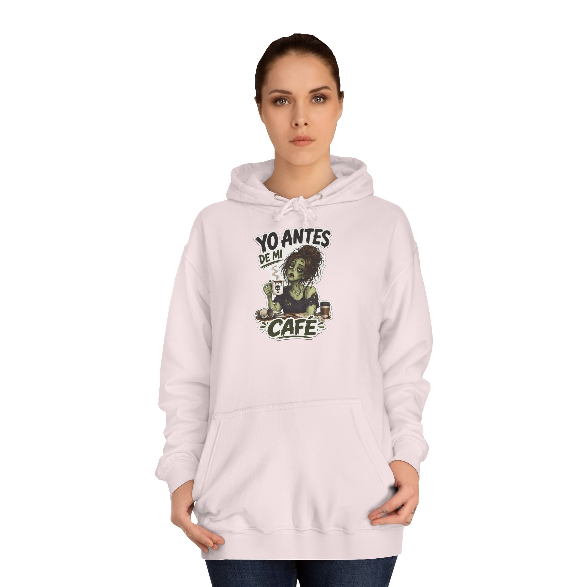 Sudadera "Antes de cafe chica" | Humor con actitud