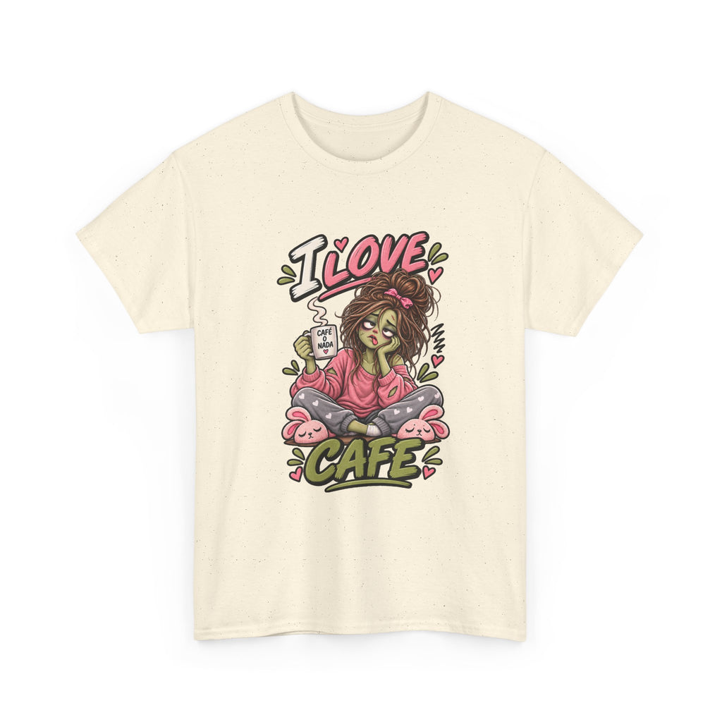 Camiseta "Love cafe" | Frase divertida