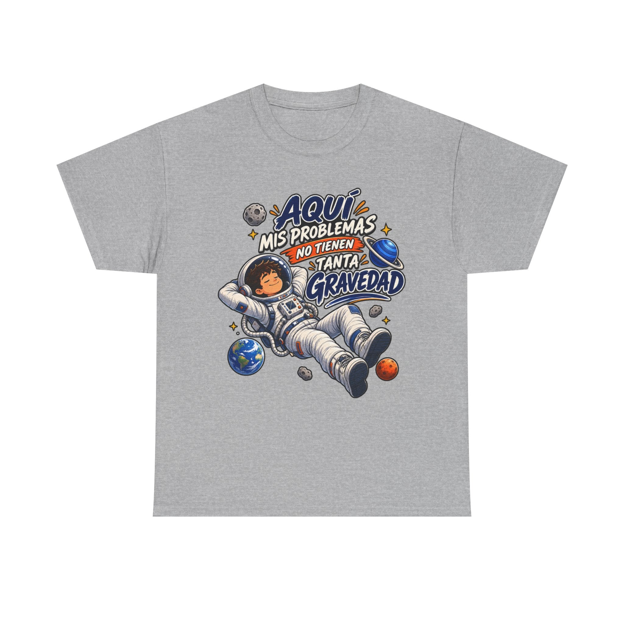 Camiseta "Problemas gravedad chico" | Frase divertida