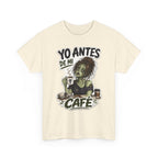 Camiseta "Antes de cafe chica" | Frase divertida