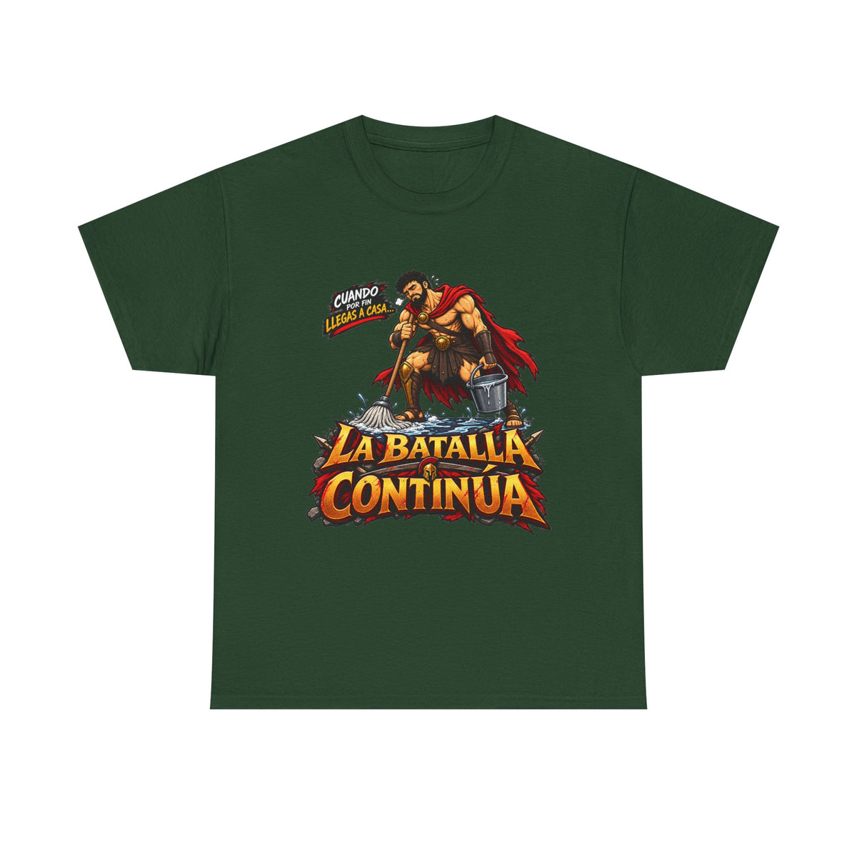 Camiseta "Batalla continua chico" | Frase divertida