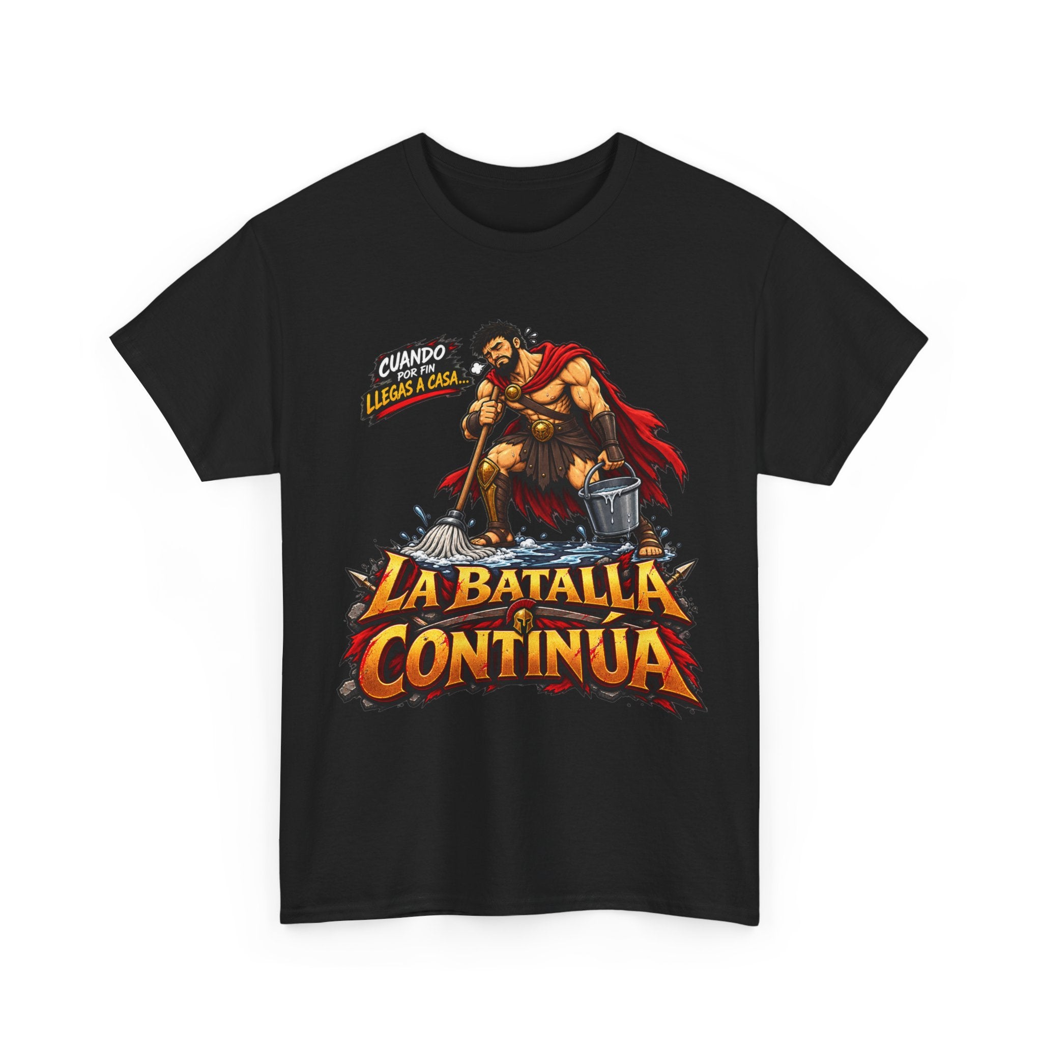 Camiseta "Batalla continua chico" | Frase divertida