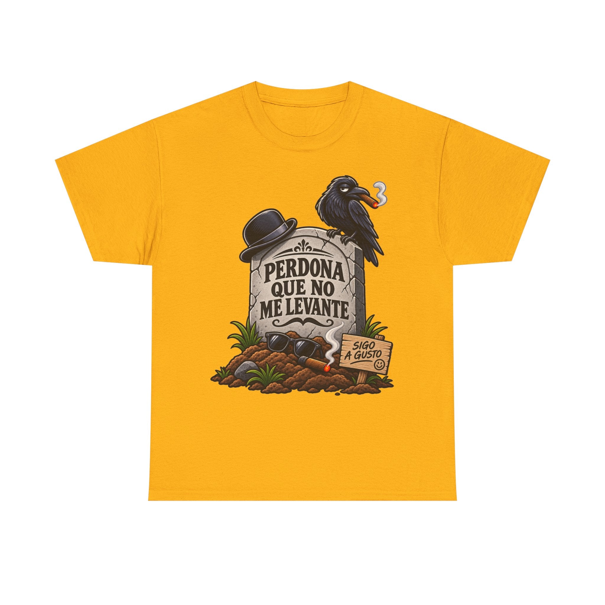 Camiseta "Perdona que no me levante" | Frase divertida