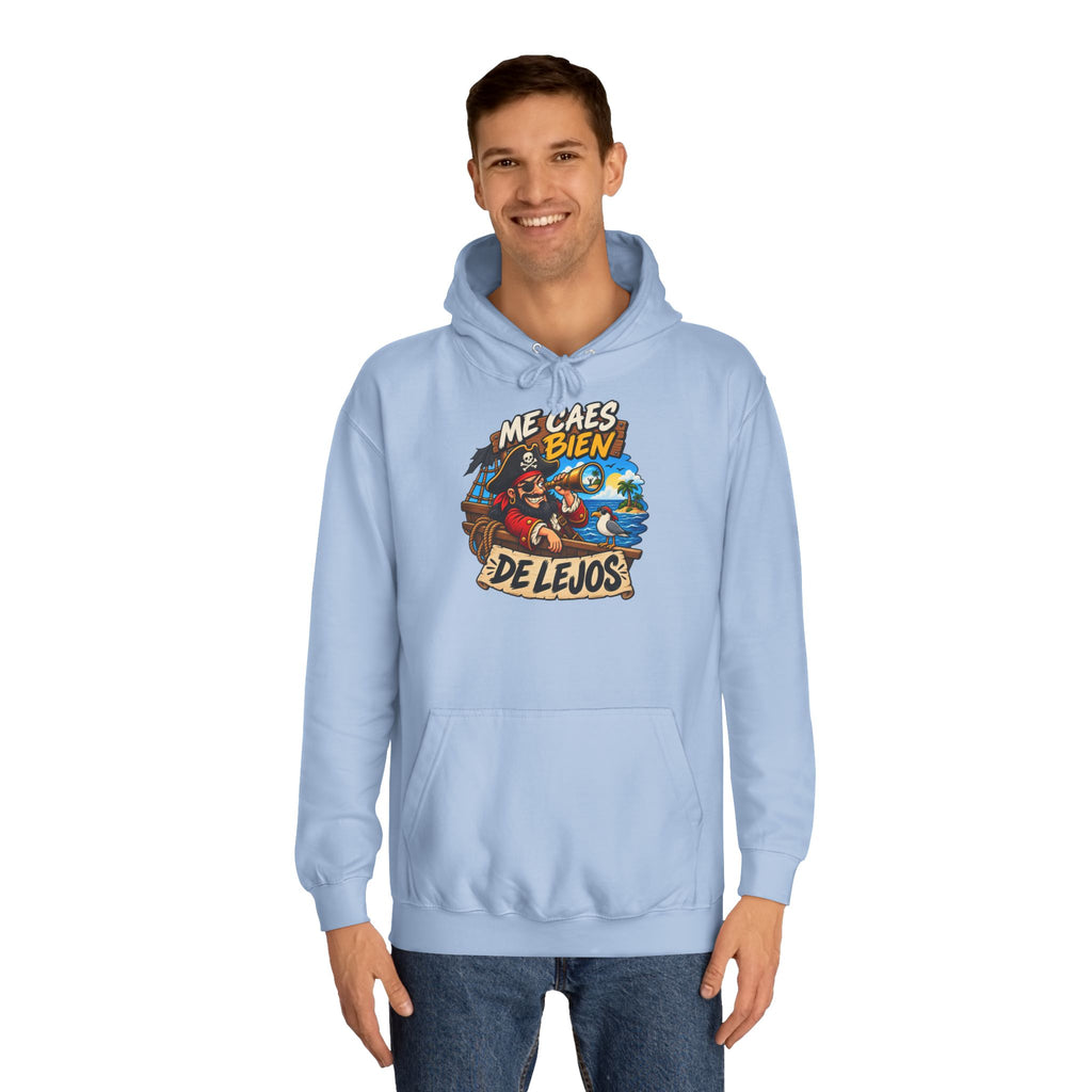 Sudadera "Caes bien de lejos" | Humor con actitud