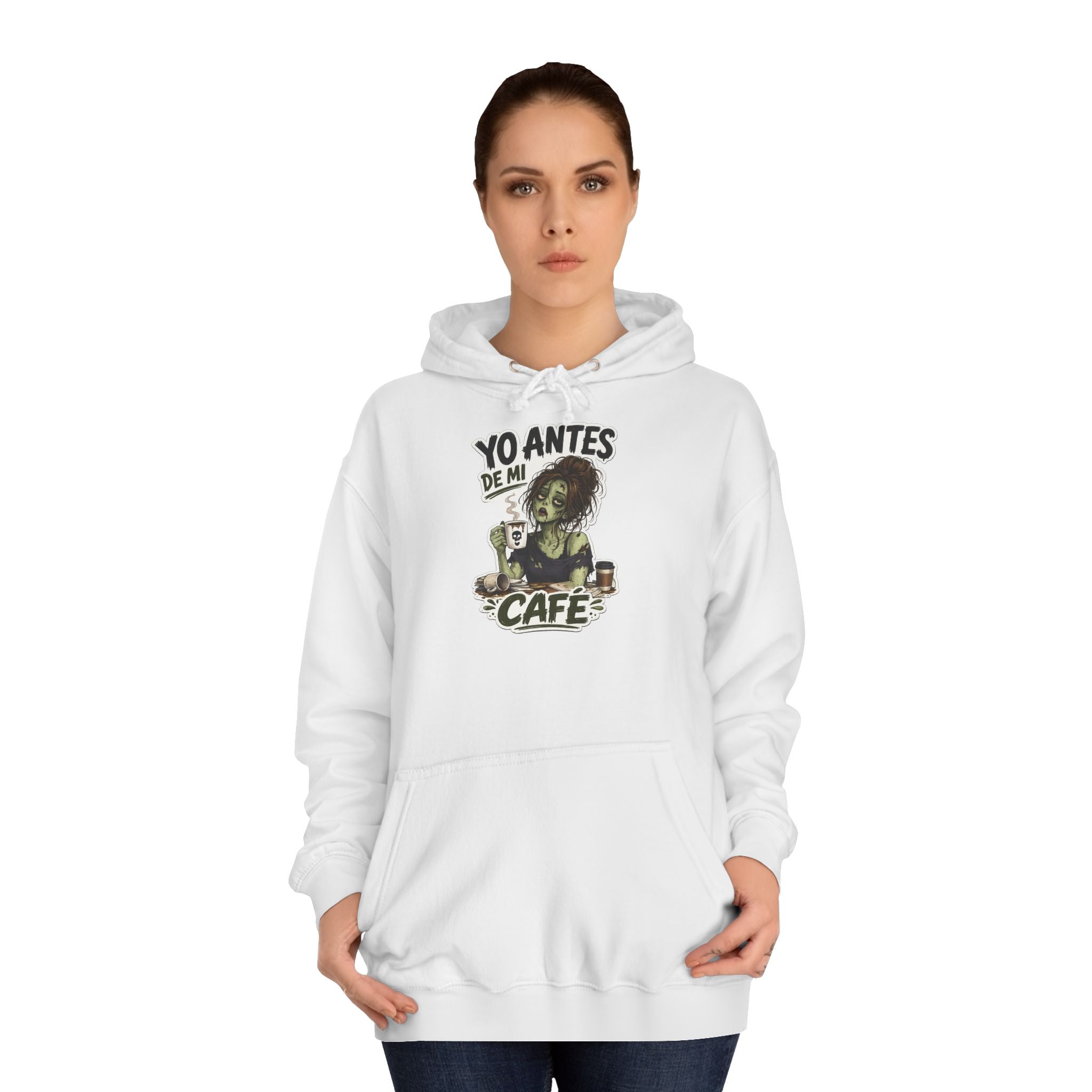 Sudadera "Antes de cafe chica" | Humor con actitud