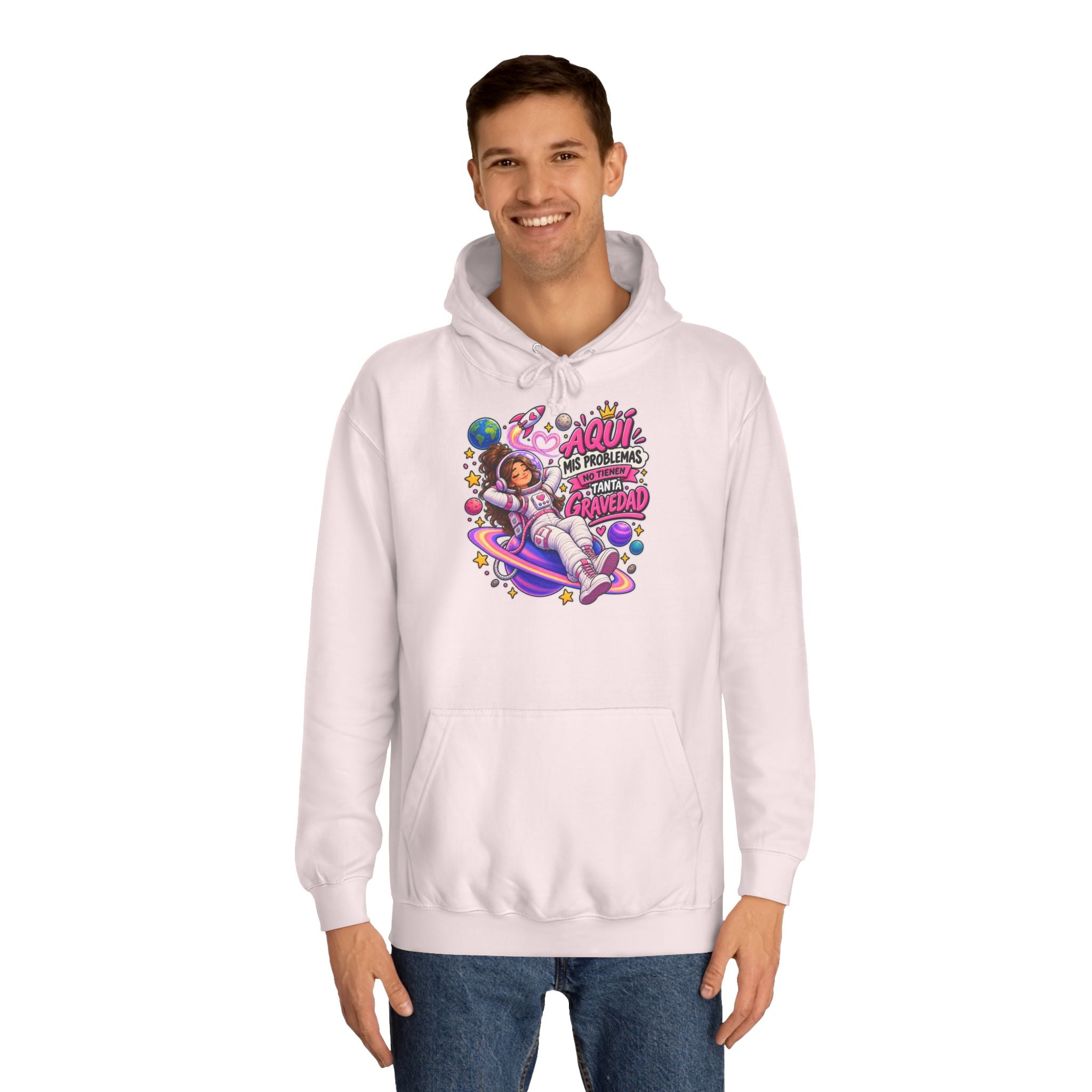 Sudadera "Problemas gravedad chica" | Humor con actitud