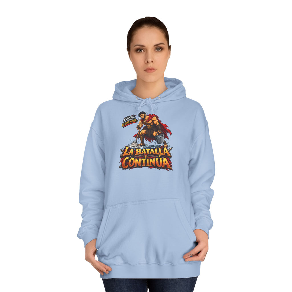 Sudadera "Batalla continua chico" | Humor con actitud