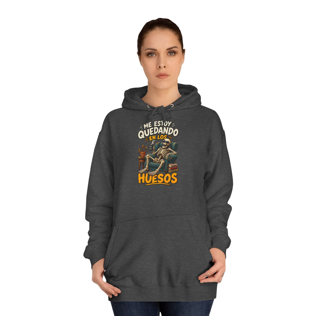 Sudadera "Quedando en los huesos sfondo" | Humor con actitud