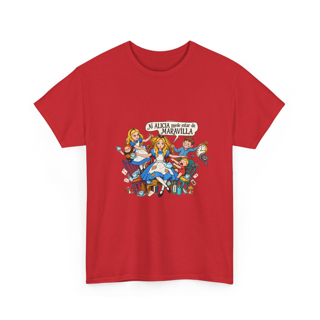 Camiseta "Alicia sin maravilla" | Frase divertida