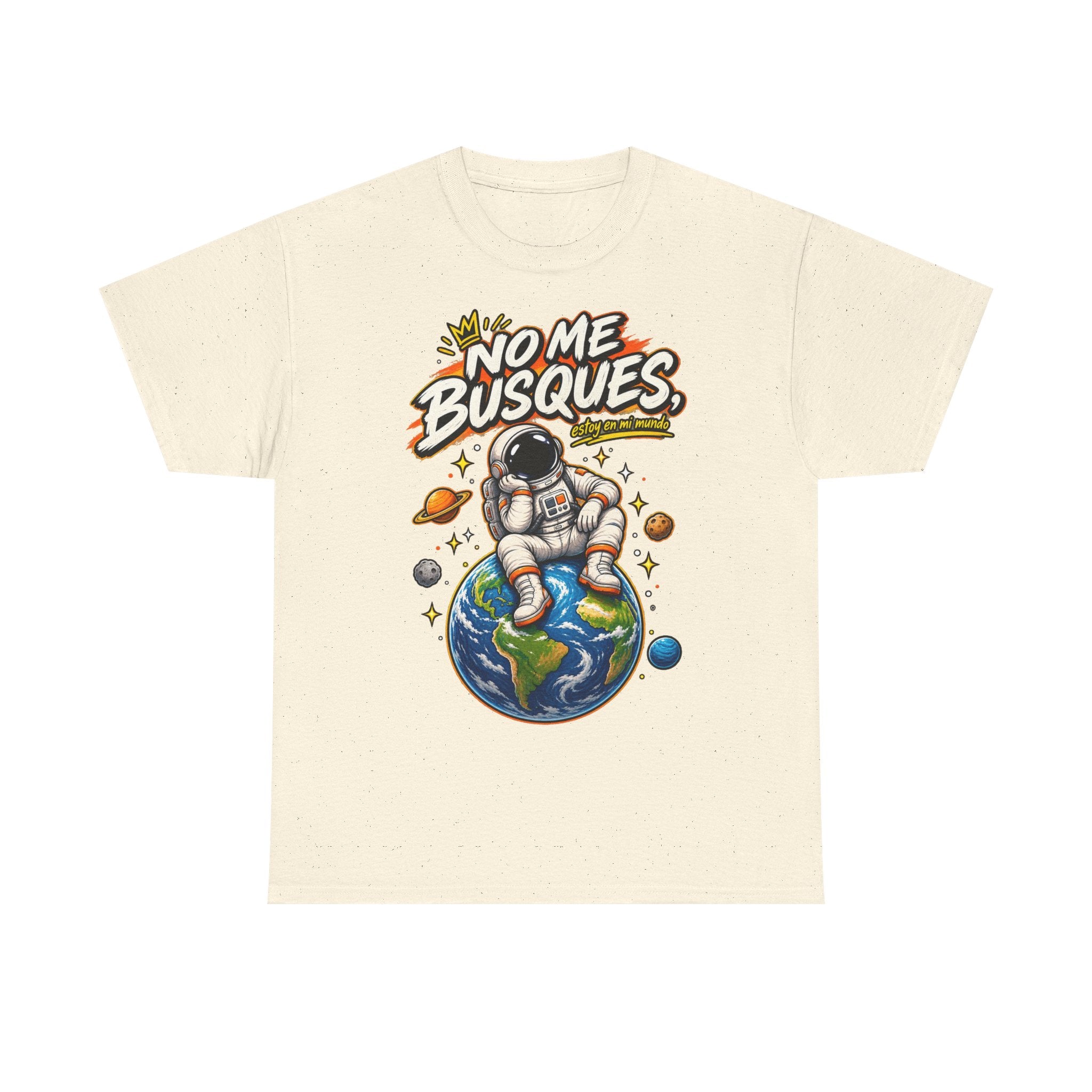 Camiseta "No me busques mundo" | Frase divertida