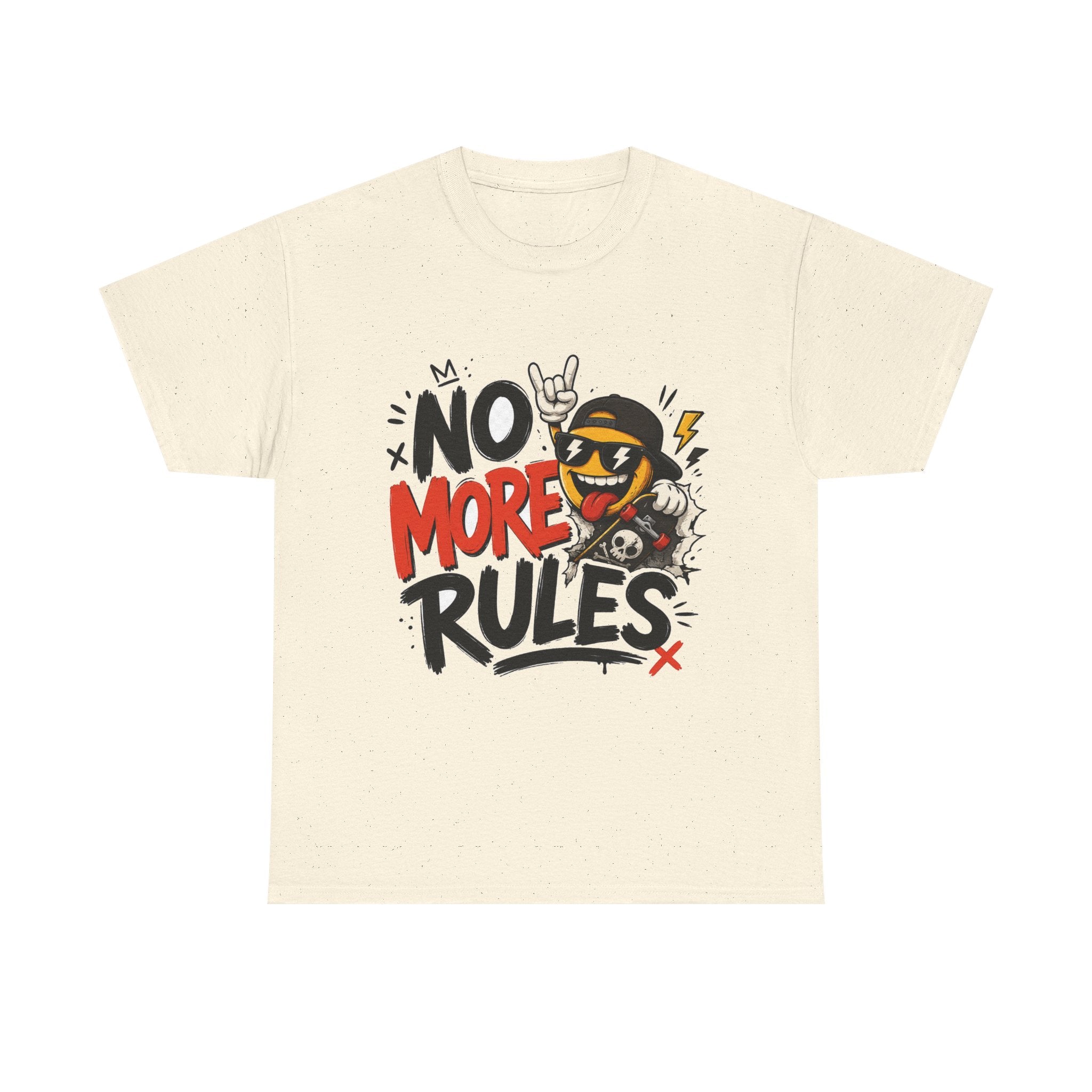 Camiseta "No more rules" | Frase divertida