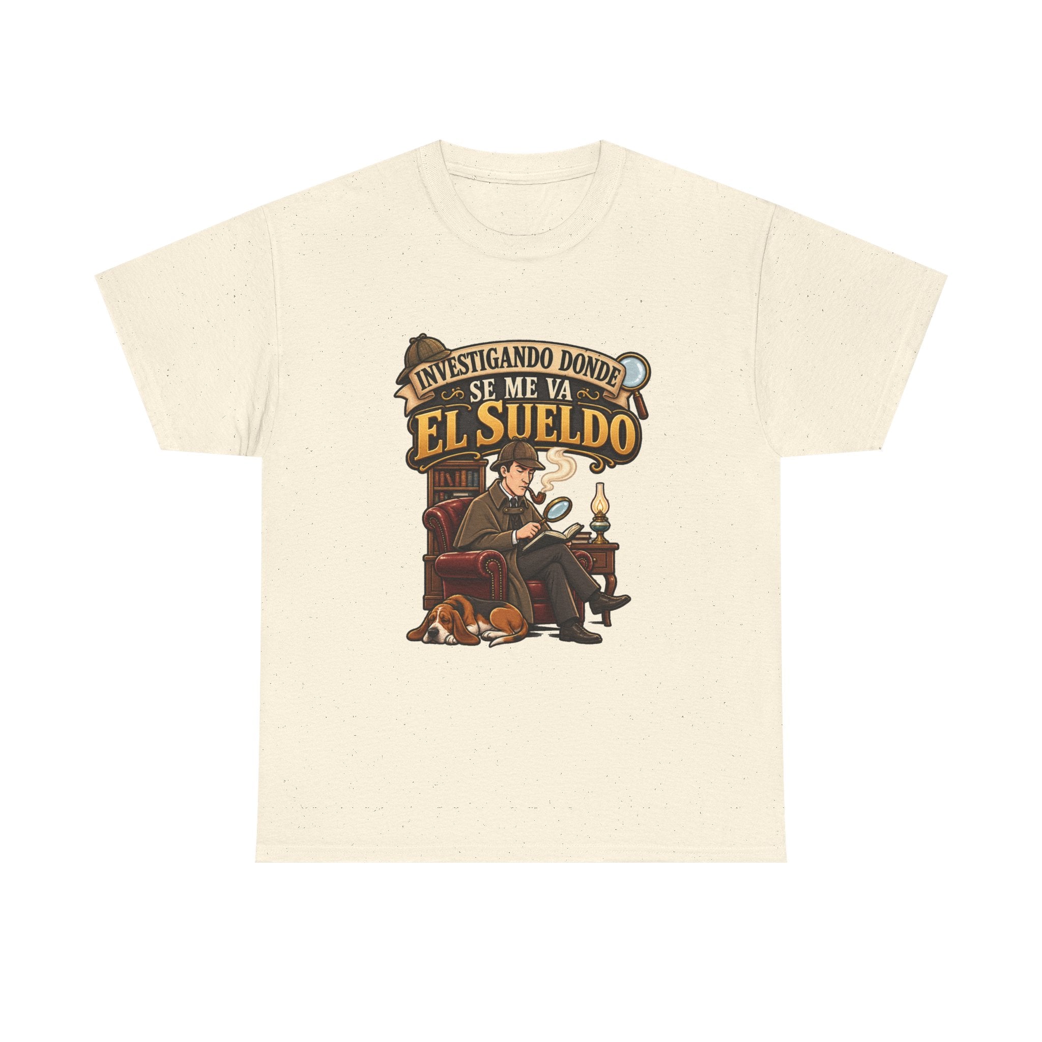 Camiseta "Sherlock sueldo" | Frase divertida